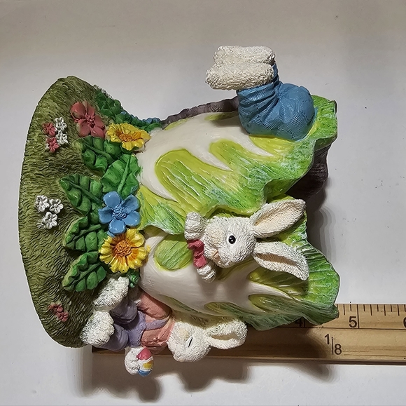 JAIMY Made in China Resin Rabbit Votive Leaf Candle Holder - Picture 6 of 12